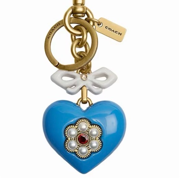 Coach Handbags - Coach Resin Heart Bag Charm Keychain NWT